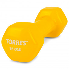 Гантель TORRES PL522203, вес 1.5 кг, 1 шт