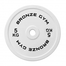 Диск олимпийский BRONZE GYM тяжелоатлетический серый 5 кг Диск олимпийский BRONZE GYM тяжелоатлетический серый 5 кг