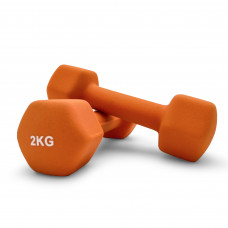 Гантель UNIX Fit неопреновая 2 кг Orange Гантель UNIX Fit неопреновая 2 кг Orange