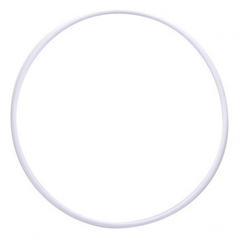 Обруч гимнастический ЭНСО MR-OPl850, пластиковый, диаметр 850мм., белый
