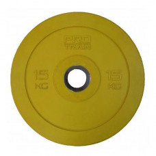 Диск каучуковый олимпийский Protrain CBP-15 (д=50 мм)