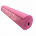 Коврик для йоги ПВХ Liveup LS3231C-RED (красный с рисунком) Коврик для йоги ПВХ Liveup LS3231C-RED (красный с рисунком)