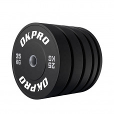 Диск бамперный резиновый 25 кг OKPRO OK2006-1