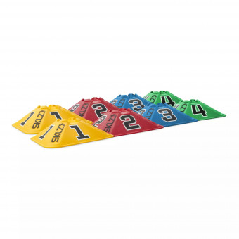 Тренировочные конусы SKLZ цветные, с нумерацией, 8 шт. SKLZ Reactive Agility Cones Fes