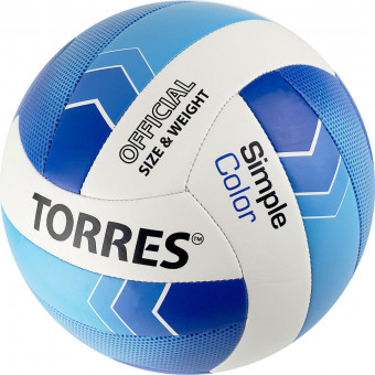 Мяч волейбольный TORRES Simple Color V32115, размер 5