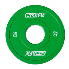 Диск обрезиненный цветной D51 мм PROFI-FIT 1 кг Диск обрезиненный цветной D51 мм PROFI-FIT 1 кг