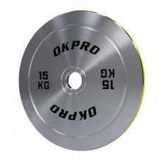 Диск хромированный стальной OKPRO OK2002E 15 кг Диск хромированный стальной OKPRO OK2002E 15 кг