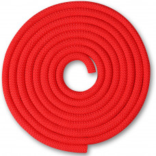 Скакалка гимнастическая INDIGO SM-123-R, утяжеленная, длина 3м, шнур, красный
