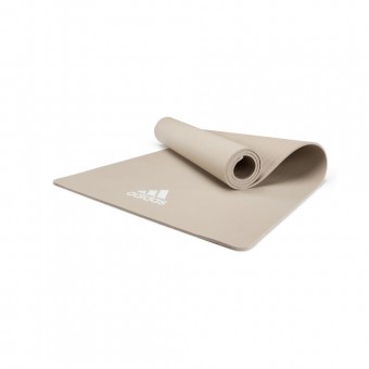 Коврик (мат) для йоги Adidas, цвет Светло-серый, Арт. ADYG-10100VG