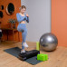 Фитбол с насосом UNIX Fit антивзрыв, 75 см, серый Фитбол с насосом UNIX Fit антивзрыв, 75 см, серый