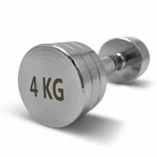 Гантель UNIX Fit PRO круглая хромированная 4 кг Гантель UNIX Fit PRO круглая хромированная 4 кг