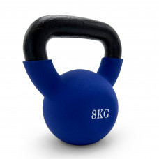 Гиря UNIX Fit виниловая 8 кг Blue Гиря UNIX Fit виниловая 8 кг Blue