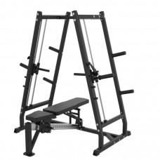 Машина Смита раздельная со скамьей Gymmaster EKF25 Машина Смита раздельная со скамьей Gymmaster EKF25