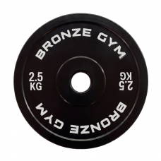Диск калиброванный BRONZE GYM для пауэрлифтинга черный 2,5 кг Диск калиброванный BRONZE GYM для пауэрлифтинга черный 2,5 кг