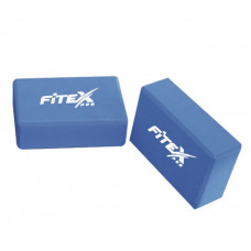 FTX-1219 Блок для йоги синий 23х15х7.6 см