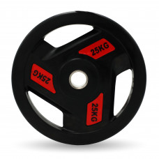 Диск обрезиненный c хватом UNIX Fit PRO 25 кг, 51 мм Диск обрезиненный c хватом UNIX Fit PRO 25 кг, 51 мм