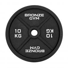 Диск олимпийский BRONZE GYM чугунный 10 кг Диск олимпийский BRONZE GYM чугунный 10 кг