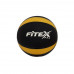 FTX-1212-2kg Медбол 2 кг, черный с желтым