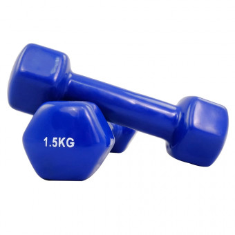 Гантели виниловые Protrain TA-2103-1,5 (пара)