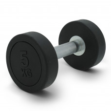 Гантель UNIX Fit PRO круглая обрезиненная 5 кг Гантель UNIX Fit PRO круглая обрезиненная 5 кг