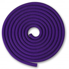 Скакалка гимнастическая INDIGO SM-121-VI, утяжеленная, длина 2,5м, шнур, фиолетовый