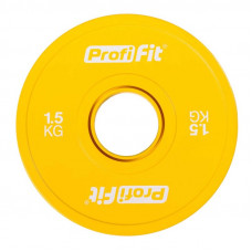 Диск обрезиненный цветной D51 мм PROFI-FIT 1,5 кг