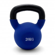 Гиря UNIX Fit виниловая 20 кг Blue Гиря UNIX Fit виниловая 20 кг Blue