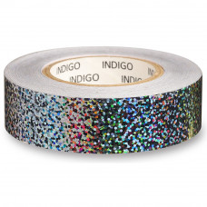 Обмотка для гимнастического обруча INDIGO Crystal IN139-SIL, 20мм*14м, серебристый