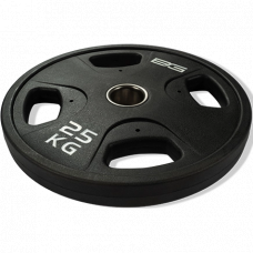 Диск олимпийский обрезиненный BRONZE GYM BG-PA-PL-P250 черный, 25 кг