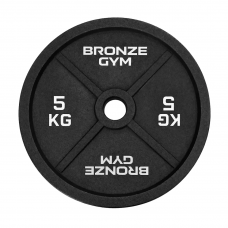 Диск олимпийский BRONZE GYM чугунный 5 кг Диск олимпийский BRONZE GYM чугунный 5 кг