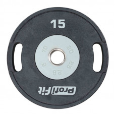 Диск полиуретановый D51 мм PROFI-FIT 15 кг Диск полиуретановый D51 мм PROFI-FIT 15 кг